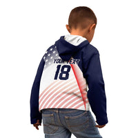 Custom USA Soccer Kid Hoodie Play With Pride - Wonder Print Shop