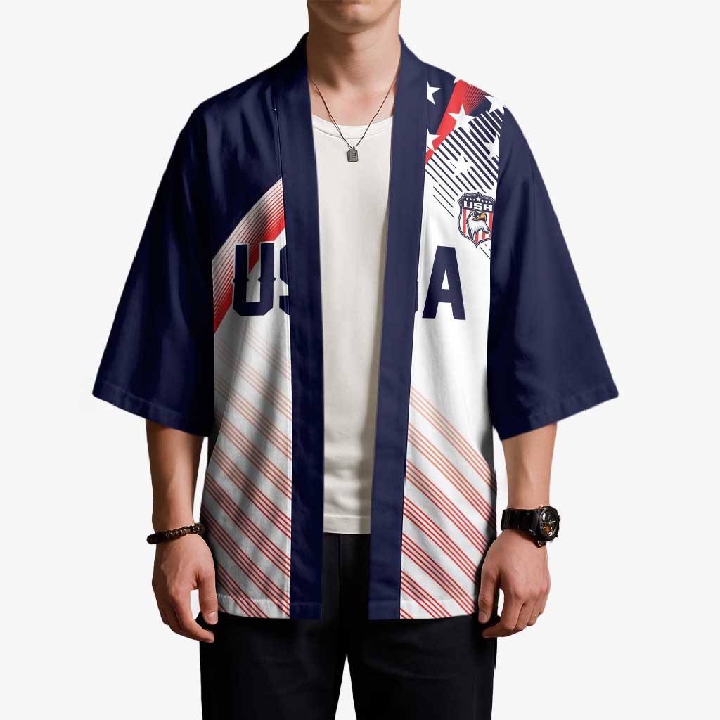 Custom USA Soccer Kimono Play With Pride - Wonder Print Shop