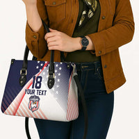 Custom USA Soccer Leather Bag Play With Pride - Wonder Print Shop