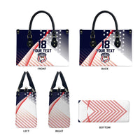 Custom USA Soccer Leather Bag Play With Pride - Wonder Print Shop