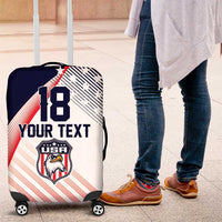 Custom USA Soccer Luggage Cover Play With Pride - Wonder Print Shop