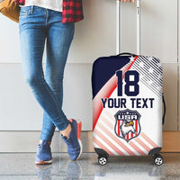 Custom USA Soccer Luggage Cover Play With Pride - Wonder Print Shop