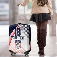 Custom USA Soccer Luggage Cover Play With Pride - Wonder Print Shop