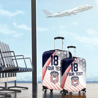 Custom USA Soccer Luggage Cover Play With Pride - Wonder Print Shop