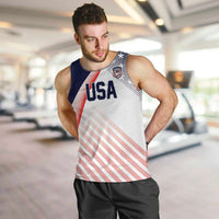 Custom USA Soccer Men Tank Top Play With Pride - Wonder Print Shop