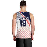 Custom USA Soccer Men Tank Top Play With Pride - Wonder Print Shop