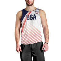 Custom USA Soccer Men Tank Top Play With Pride - Wonder Print Shop