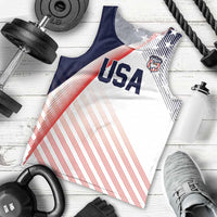 Custom USA Soccer Men Tank Top Play With Pride - Wonder Print Shop