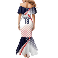 Custom USA Soccer Mermaid Dress Play With Pride - Wonder Print Shop