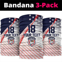 Custom USA Soccer Neck Gaiter Play With Pride - Wonder Print Shop