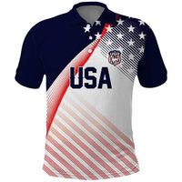 Custom USA Soccer Polo Shirt Play With Pride - Wonder Print Shop