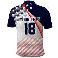 Custom USA Soccer Polo Shirt Play With Pride - Wonder Print Shop