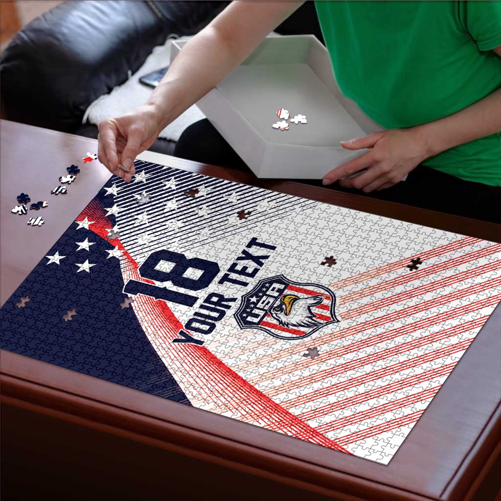 Custom USA Soccer Puzzle Play With Pride - Wonder Print Shop