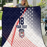 Custom USA Soccer Quilt Play With Pride - Wonder Print Shop