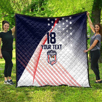 Custom USA Soccer Quilt Play With Pride - Wonder Print Shop