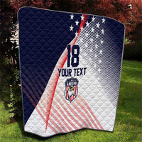 Custom USA Soccer Quilt Play With Pride - Wonder Print Shop