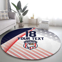Custom USA Soccer Round Carpet Play With Pride - Wonder Print Shop