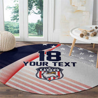 Custom USA Soccer Round Carpet Play With Pride - Wonder Print Shop