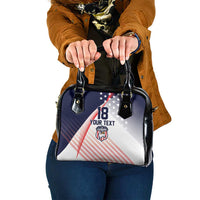 Custom USA Soccer Shoulder Handbag Play With Pride - Wonder Print Shop