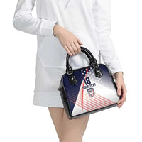Custom USA Soccer Shoulder Handbag Play With Pride - Wonder Print Shop