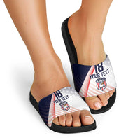 Custom USA Soccer Slide Sandals Play With Pride - Wonder Print Shop