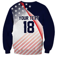 Custom USA Soccer Sweatshirt Play With Pride - Wonder Print Shop