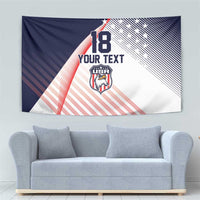 Custom USA Soccer Tapestry Play With Pride - Wonder Print Shop
