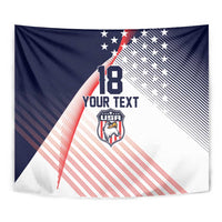Custom USA Soccer Tapestry Play With Pride - Wonder Print Shop