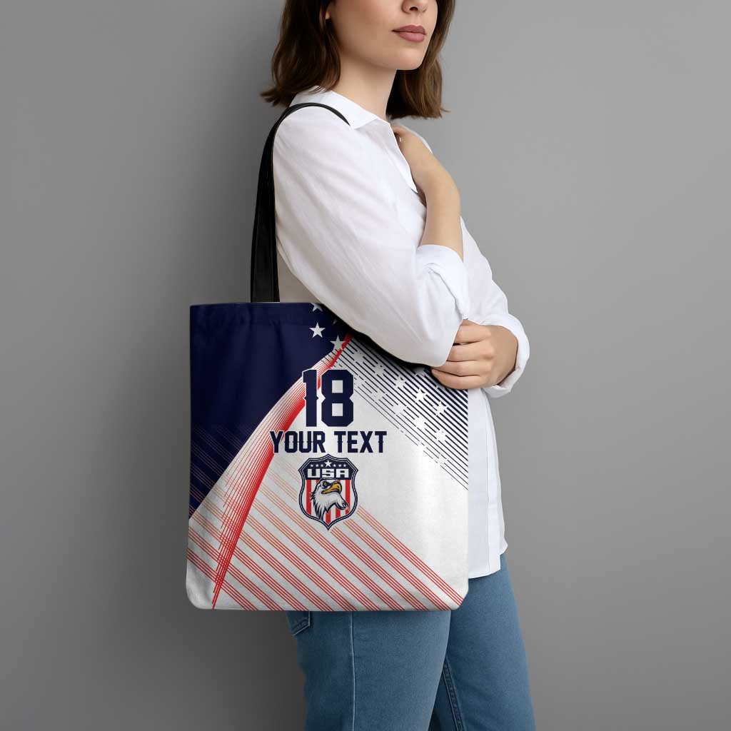 Custom USA Soccer Tote Bag Play With Pride - Wonder Print Shop