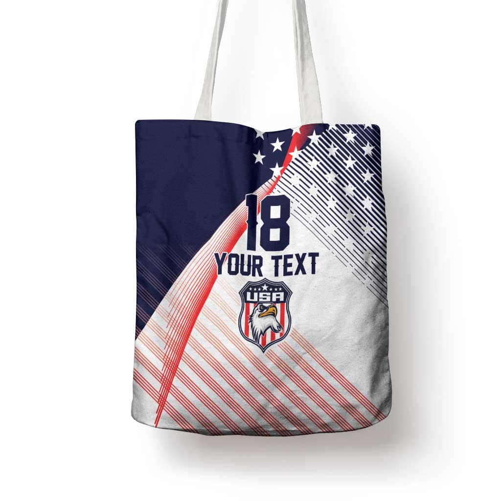 Custom USA Soccer Tote Bag Play With Pride - Wonder Print Shop