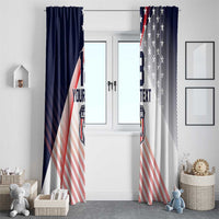 Custom USA Soccer Window Curtain Play With Pride - Wonder Print Shop