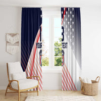 Custom USA Soccer Window Curtain Play With Pride - Wonder Print Shop