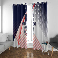Custom USA Soccer Window Curtain Play With Pride - Wonder Print Shop