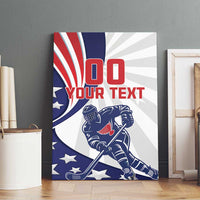 Custom United States Ice Hockey Canvas Wall Art USA Go Champions