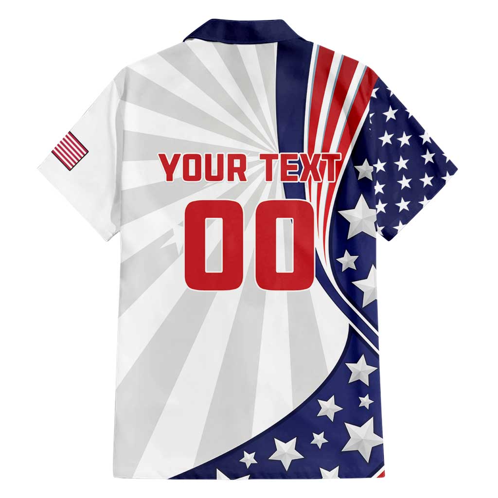 Custom United States Ice Hockey Hawaiian Shirt USA Go Champions