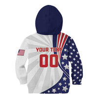 Custom United States Ice Hockey Kid Hoodie USA Go Champions