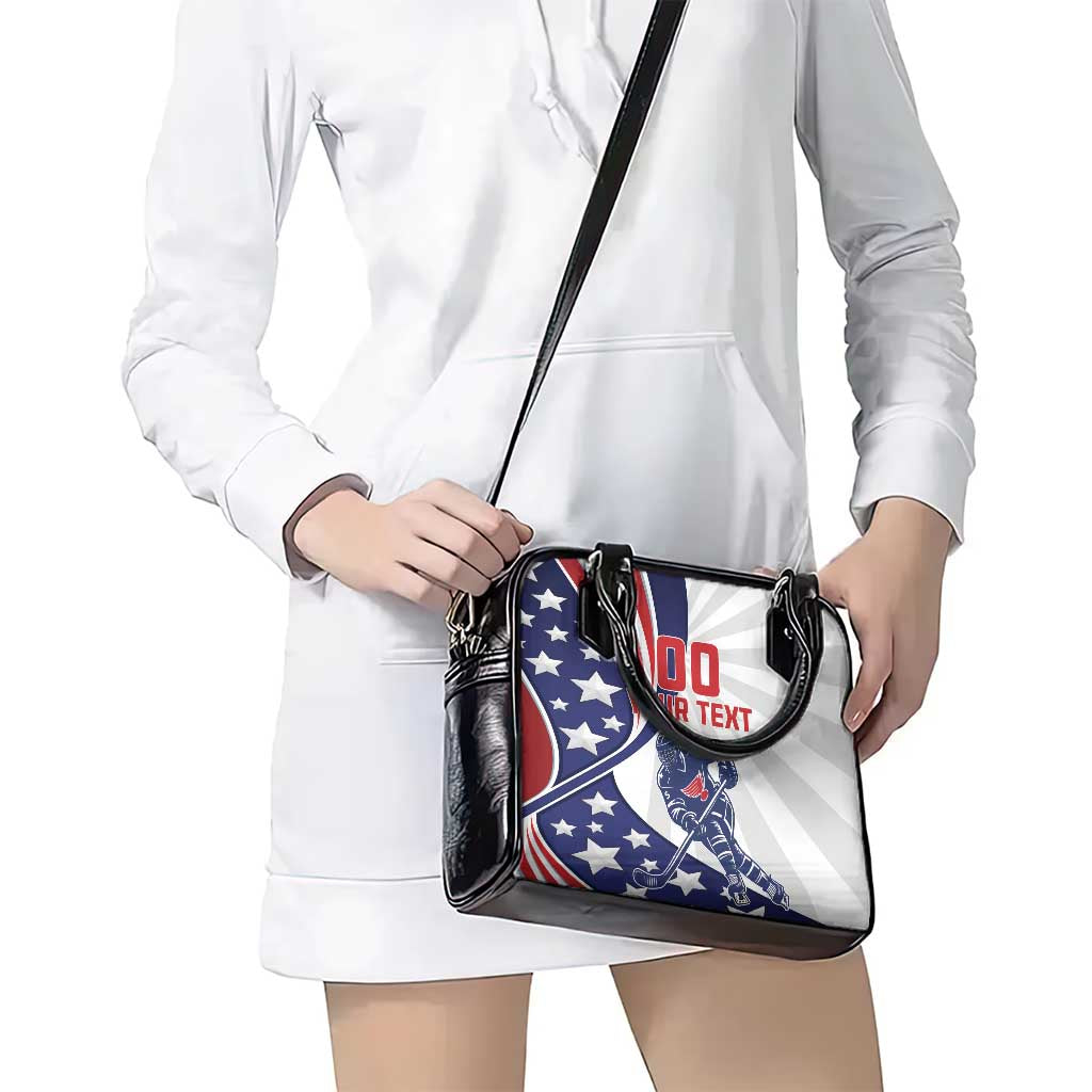 Custom United States Ice Hockey Shoulder Handbag USA Go Champions