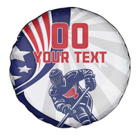 Custom United States Ice Hockey Spare Tire Cover USA Go Champions
