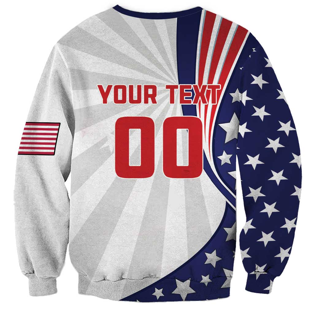 Custom United States Ice Hockey Sweatshirt USA Go Champions