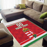 Custom Hungary Hockey Area Rug Magyarorszag Sporty Style