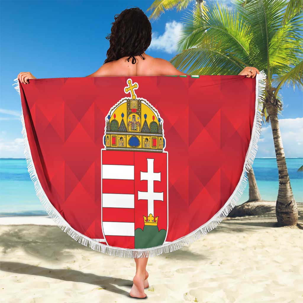 Custom Hungary Hockey Beach Blanket Magyarorszag Sporty Style