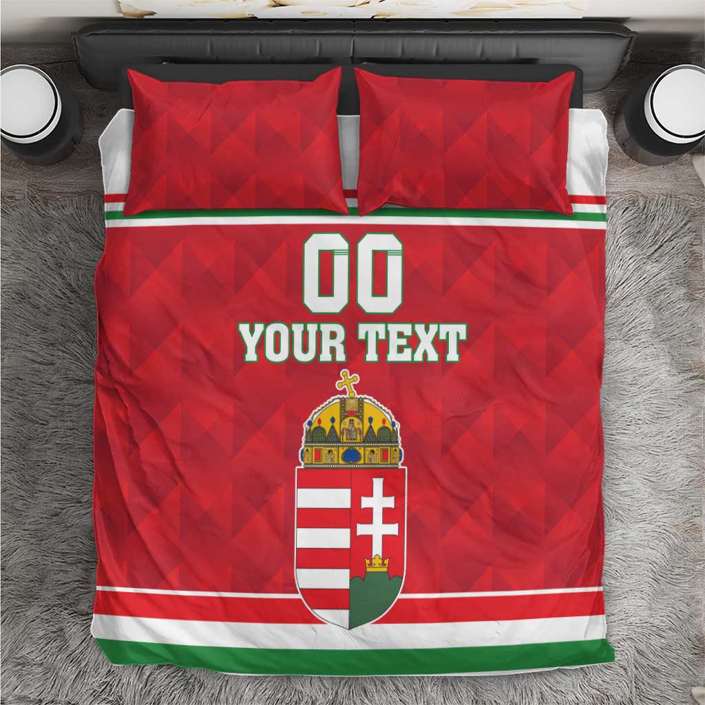 Custom Hungary Hockey Bedding Set Magyarorszag Sporty Style