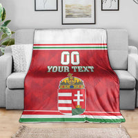 Custom Hungary Hockey Blanket Magyarorszag Sporty Style