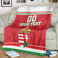 Custom Hungary Hockey Blanket Magyarorszag Sporty Style