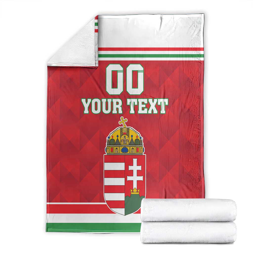 Custom Hungary Hockey Blanket Magyarorszag Sporty Style