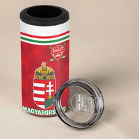 Custom Hungary Hockey 4 in 1 Can Cooler Tumbler Magyarorszag Sporty Style