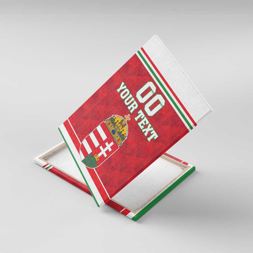 Custom Hungary Hockey Canvas Wall Art Magyarorszag Sporty Style