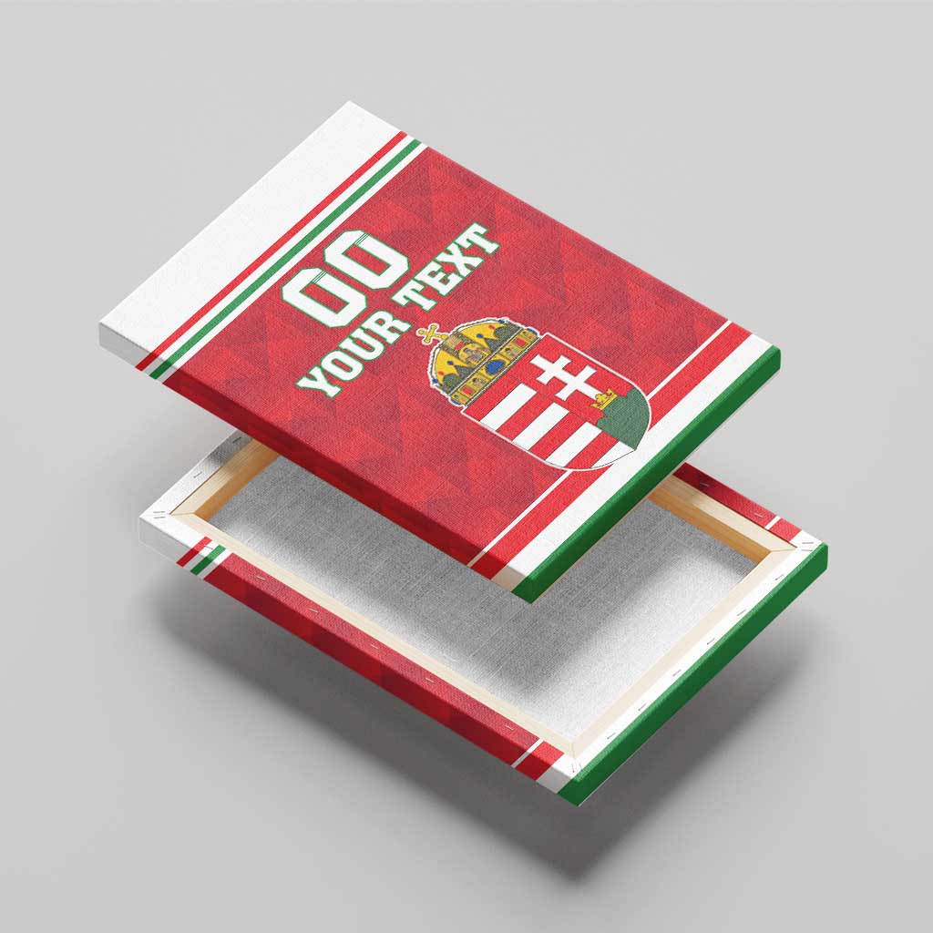 Custom Hungary Hockey Canvas Wall Art Magyarorszag Sporty Style