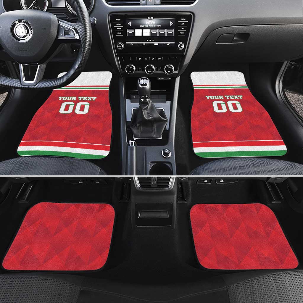 Custom Hungary Hockey Car Mats Magyarorszag Sporty Style