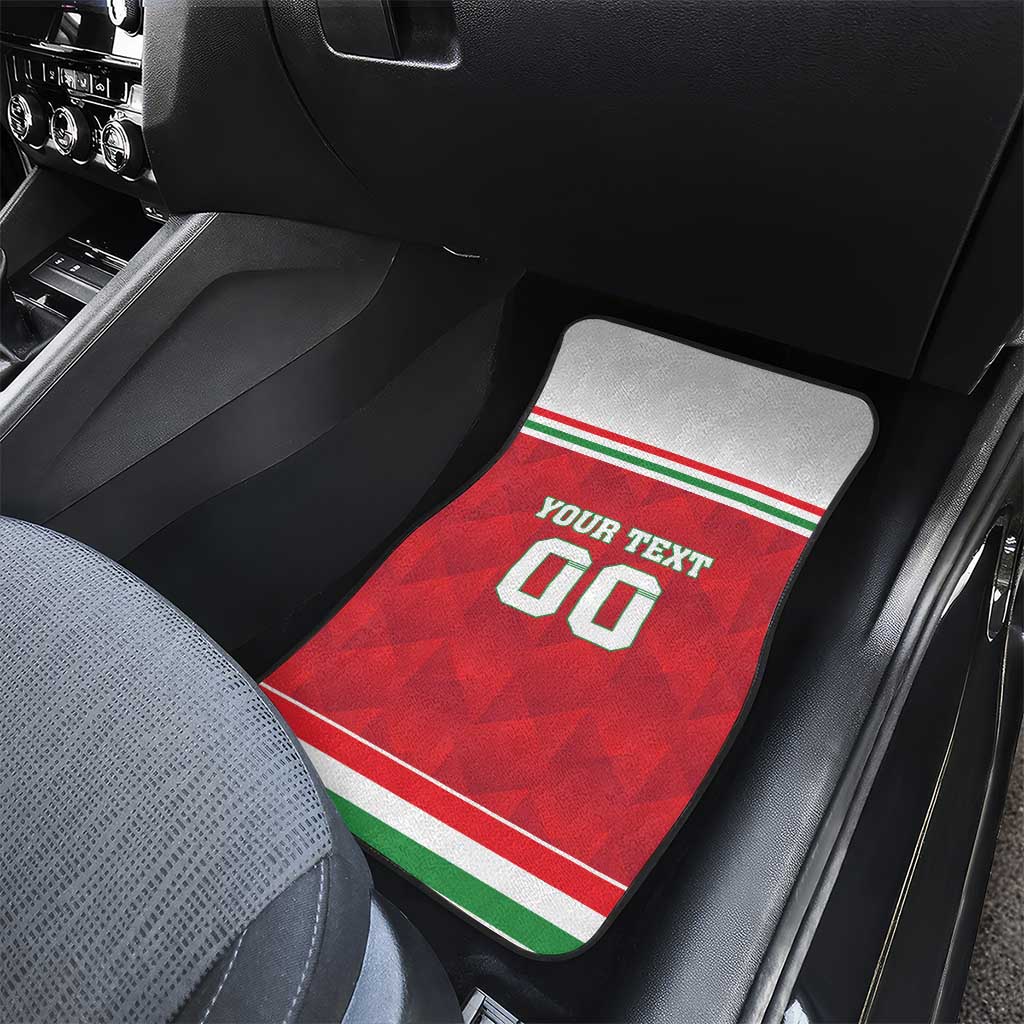 Custom Hungary Hockey Car Mats Magyarorszag Sporty Style
